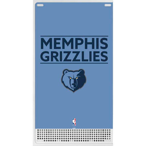 NBA Memphis Grizzlies Standard - Light Blue Xbox Series S Console Skin
